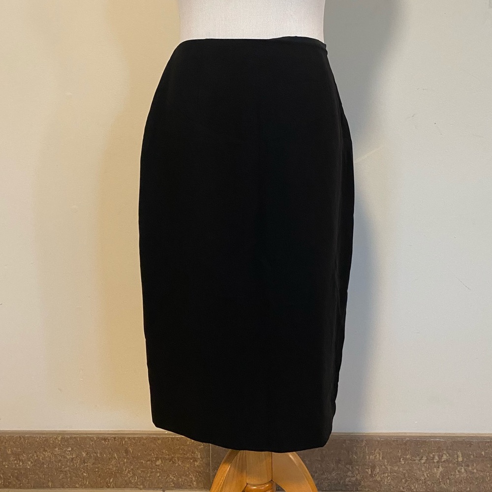 NWT Ana Taylor Loft Black Pencil Skirt Size 6